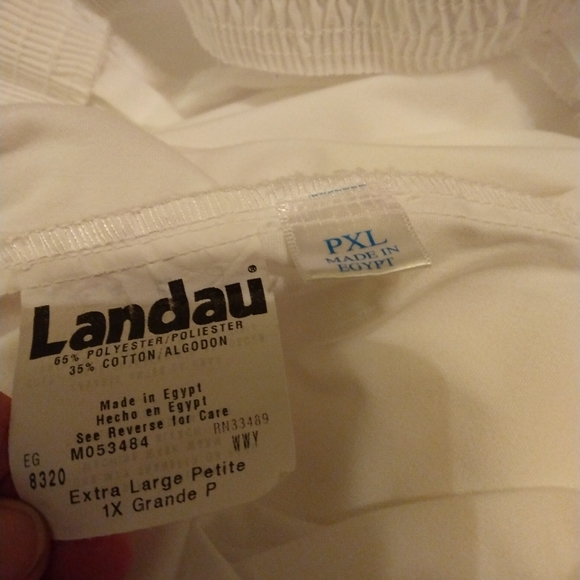 2 pair Landau uniform pants. Like new. PXL - Picture 3 of 4